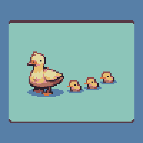 virtuallytoast's tweet photo. Duck and ducklings https://t.co/ZpQOR4y9Z4