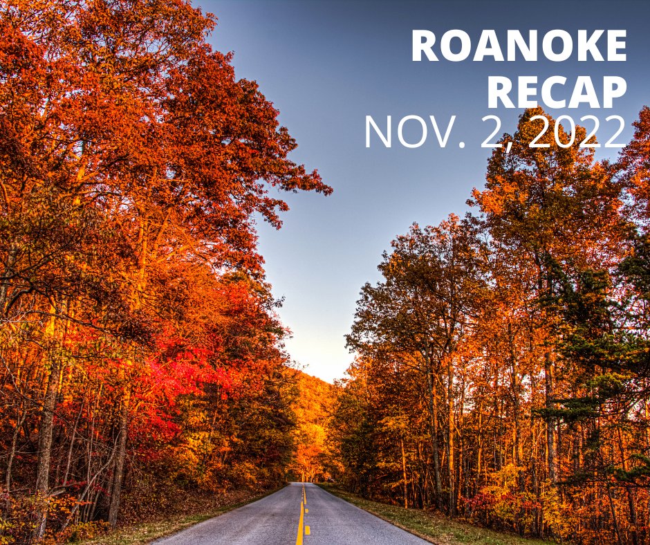 What’s happening in the City of Roanoke? Find out by reading the Roanoke Recap blog: roanokeva.gov/Blog.aspx?CID=3