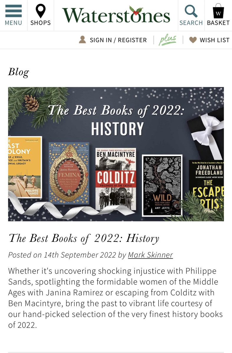 AnnaLandmark's tweet photo. So pleased #restlessrepublic is on @waterstones illustrious best books of 2022 list. Last year I did ALL my Xmas shopping in our local @waterstones, now the only bookshop in #KingsLynn. Where would we be without them? ♥️ 📚 https://t.co/lGpc80uN9R https://t.co/Htf44h05pw