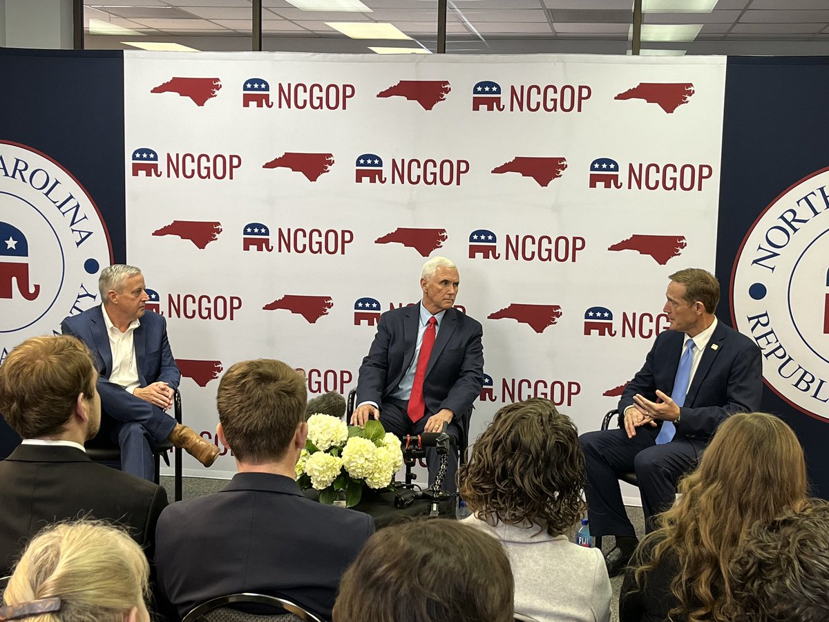 Great to be in North Carolina today to support a Conservative champion who is proud to be Pro-Jobs, Pro-Family, Pro-Life and Pro-America, @TedBuddNC! 🇺🇸