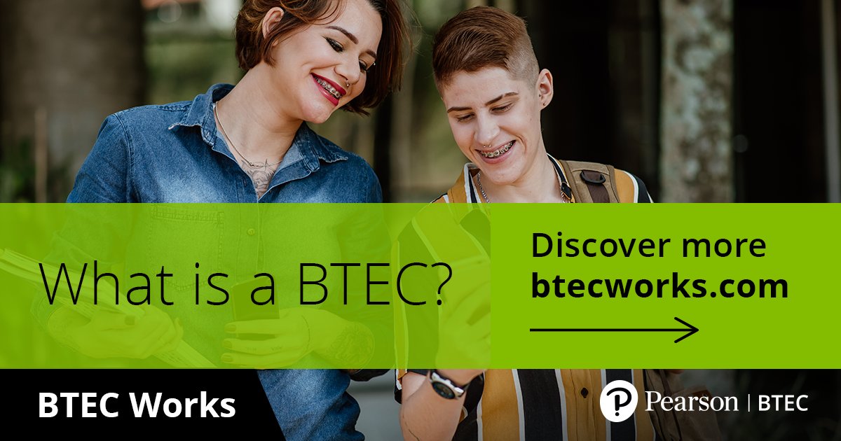 Pearson BTEC and Apprenticeships tweet media