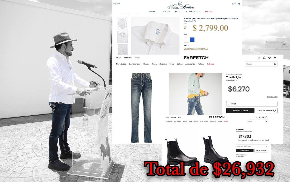 Auropez1573's tweet photo. Abro hilo 🧵.
Me parece que lo de @fernandeznorona ya es escándalo mediocre de la derecha. ¿Desde cuándo ir a #CityMarket es de pudientes? Si fuera así, entonces ¿qué es esto?
Al #ElPRIncipeDeHidalgo le gusta vestir fino 🫢 donde sea que pisa.
#Noroña #FelizMiercoles https://t.co/Hc2PGBo5xB