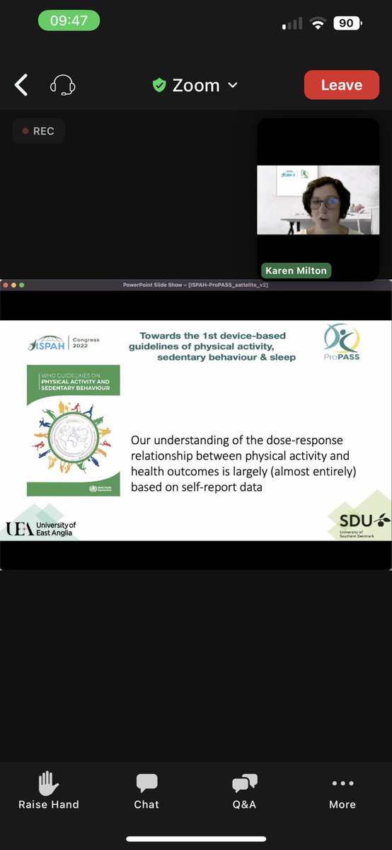 An active commute to work while listening to a very informative session hosted by <a href="/ProPASSconsort/">ProPASS Consortium</a> and <a href="/ISPAH/">ISPAH</a> discussing all things device-measured physical activity guidelines #ISPAH2022
How best can we approach this?⏩
How can we combine methods to gain meaningful guidelines?💭