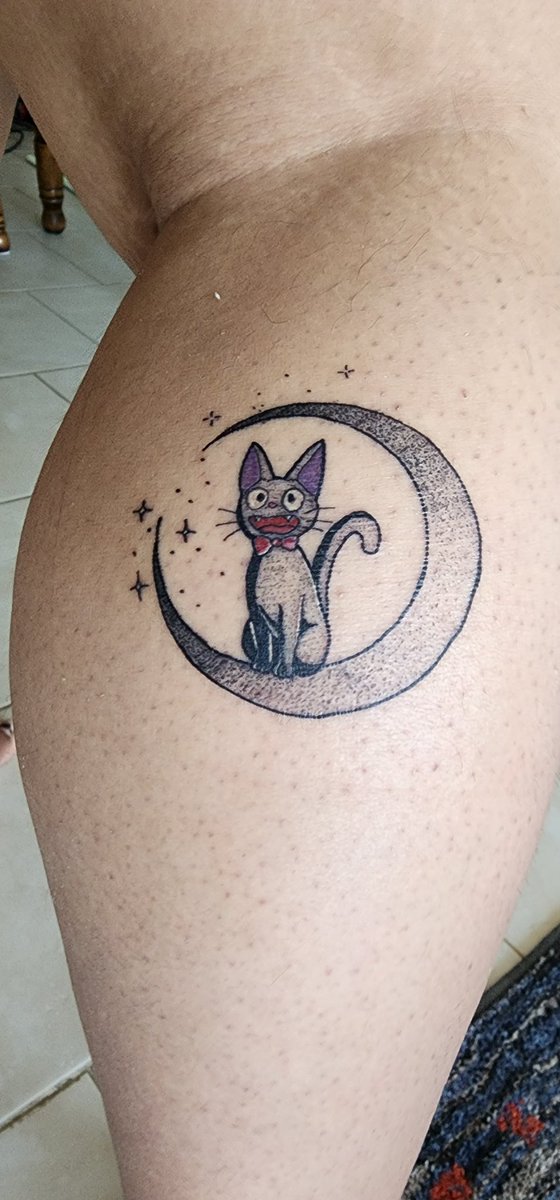 9OH7's tweet photo. I updated everywhere else but here so far. I got a cute tattoo of Jiji from Kiki's Delivery Service on Saturday 😊 https://t.co/e3KAcuF53S