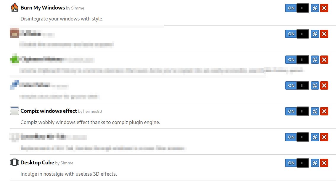 Compiz Look &amp; Feel thx 2 these cool extensions in Gnome Shell 😍😍😍