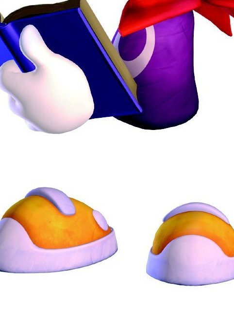 testeage2021's tweet photo. Do you see the difference between Rayman New shoes and the Rayman 2 classic shoes, they look a bit the same but different! #Rayman #RaymanTogether #RaymanForSmash #NocnaFifi https://t.co/TW2qxl5IUl