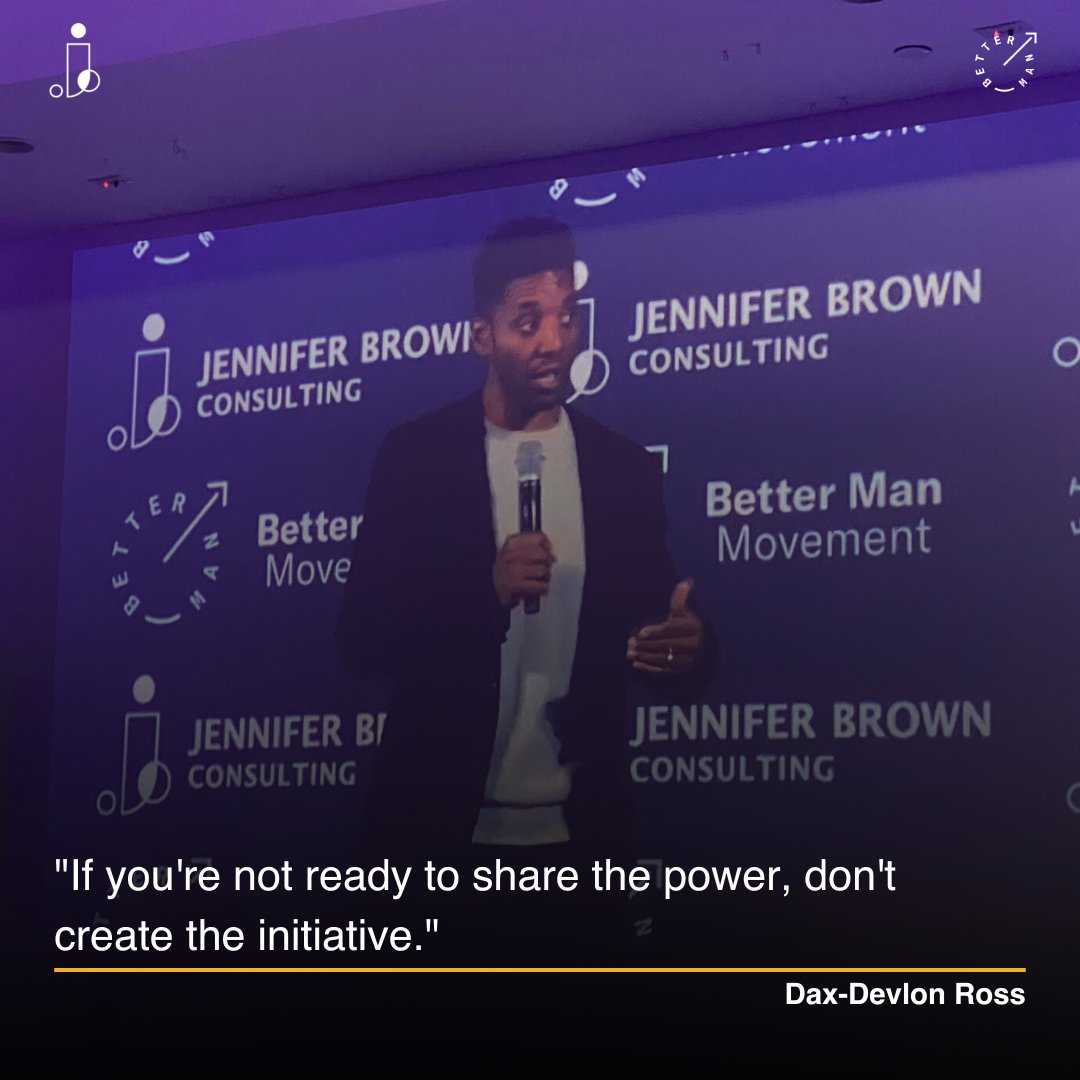 jenniferbrown's tweet photo. Well said, @daxdev! Fantastic presentation at today's #BetterManConference #DEI @BetterManMvmt https://t.co/o9d4ELBqDO