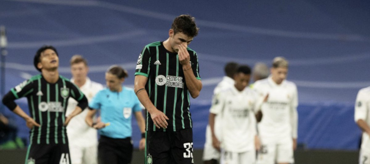 Record_Sport's tweet photo. FULL TIME! Real Madrid 5 Celtic 1

Ange Postecoglou's side taught a brutal lesson in their final #UCL outing

⬇️⬇️⬇️

https://t.co/07lgKz1BWi https://t.co/zDAaxuszol