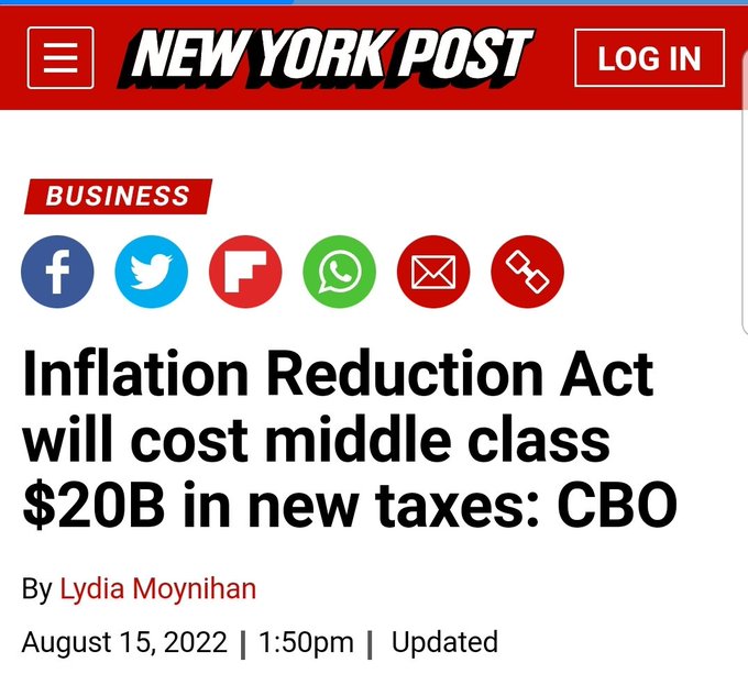 We have to PAY billions to lower inflation to where it was when Trump was in office when we didn't have to pay a dime for Trump's inflation of 2%