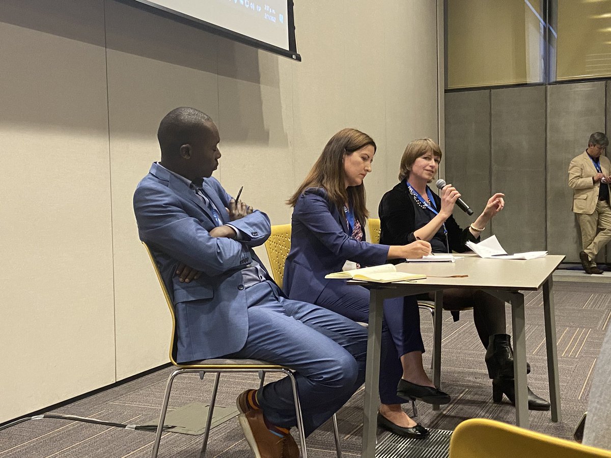 chuande99's tweet photo. Great panel on reforming and strengthening health systems. @legidoquigley indicators need to track systems resilience and current indicators such as the #globalhealthsecurityindex are not sufficient or accurate in this regard. Trust and good governance is key! #hsg2022 https://t.co/Q5fGPvMfWq