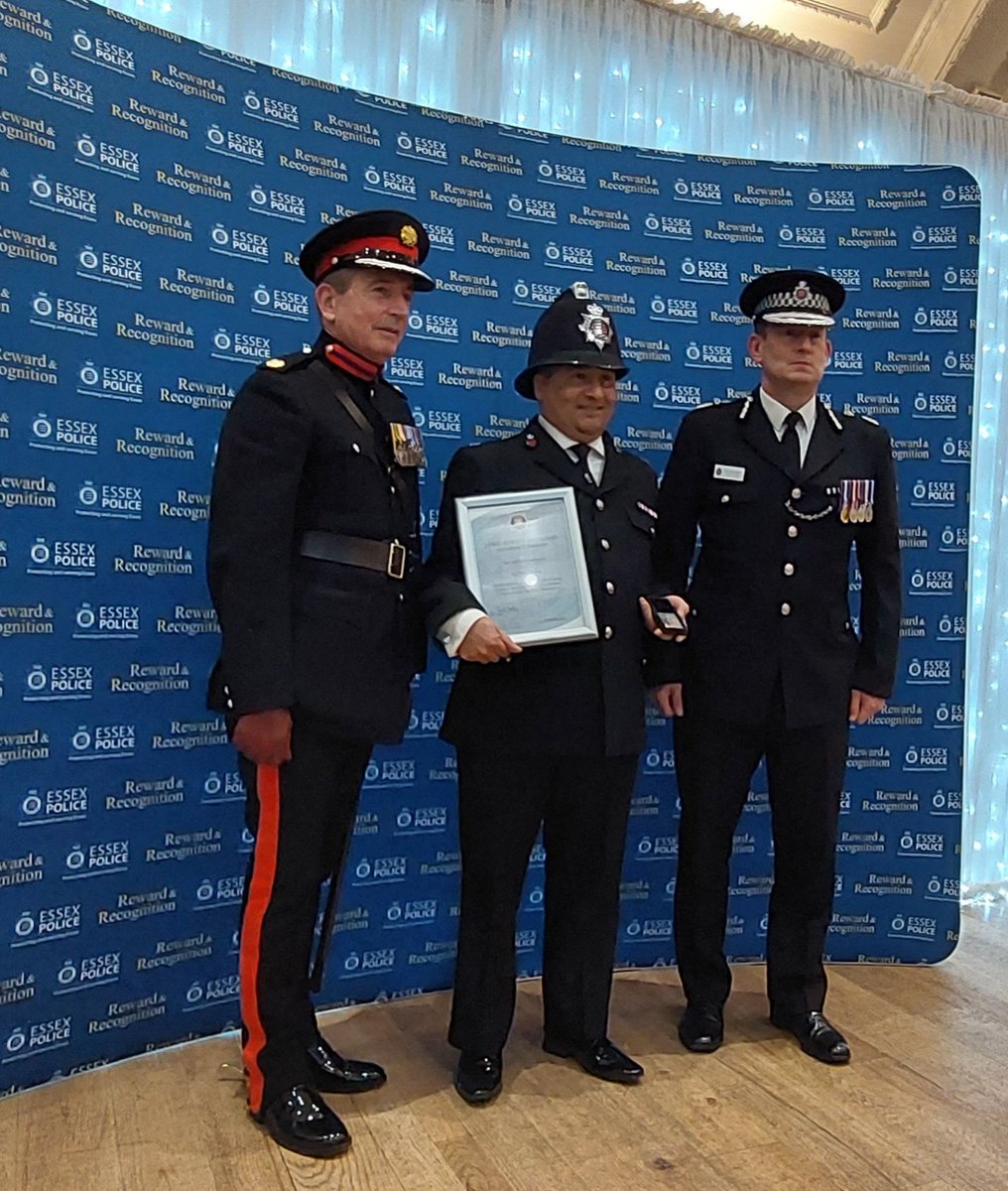 Essex_HS's tweet photo. An honour to attend another @EssexPoliceUK Long Service and Good Conduct medal and staff awards ceremony yesterday hosted by @DCCAndyProphet. @BJH251 talked passionately. Policing may not be perfect but these officers and staff, and the stories of their service were compelling. https://t.co/AJOGY6LcSW