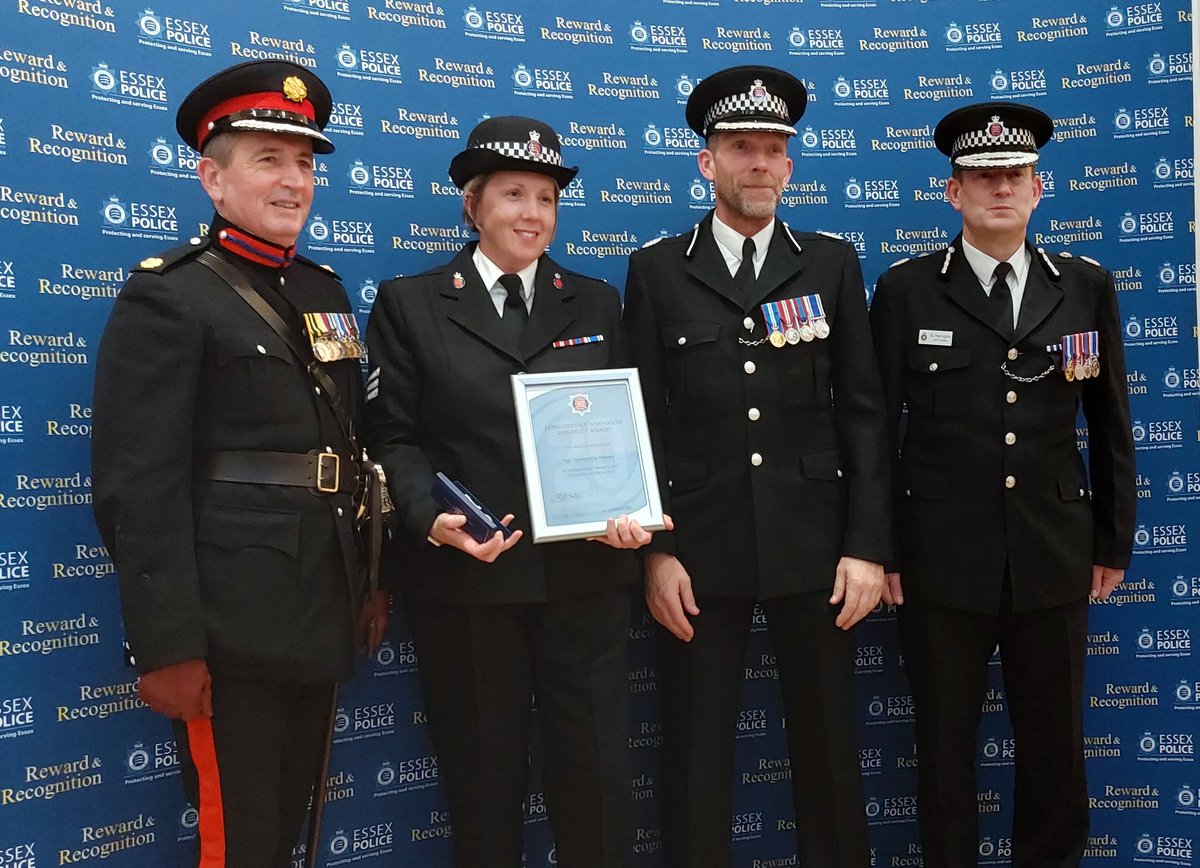 Essex_HS's tweet photo. An honour to attend another @EssexPoliceUK Long Service and Good Conduct medal and staff awards ceremony yesterday hosted by @DCCAndyProphet. @BJH251 talked passionately. Policing may not be perfect but these officers and staff, and the stories of their service were compelling. https://t.co/AJOGY6LcSW