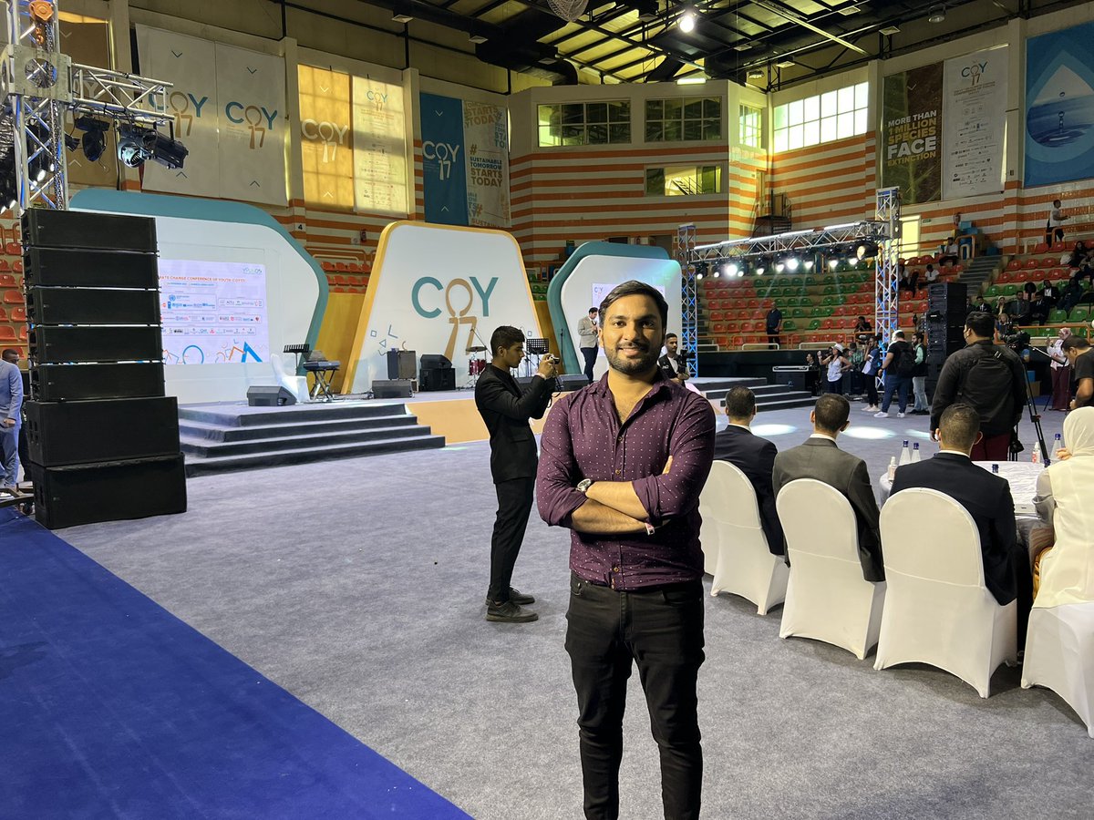 joshuavd's tweet photo. Honored to be chosen as the official delegate from #Pakistan for 17th United Nations Climate Change conference of youth, (Conference of youth 17) #COY17 in Sharm El Sheikh, Egypt, representing @ISYDPakistan & @pkBritish
#COP27 #COP2022 @GovtofPakistan https://t.co/zHblqxEfz5