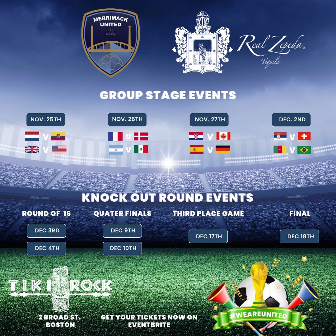 We are back with our watch parties! We’ll be hosting watch parties EVERY WEEKEND starting on Nov 25th at Tiki Rock in Boston! For more information and to get your tickets today, please visit the link in our bio.