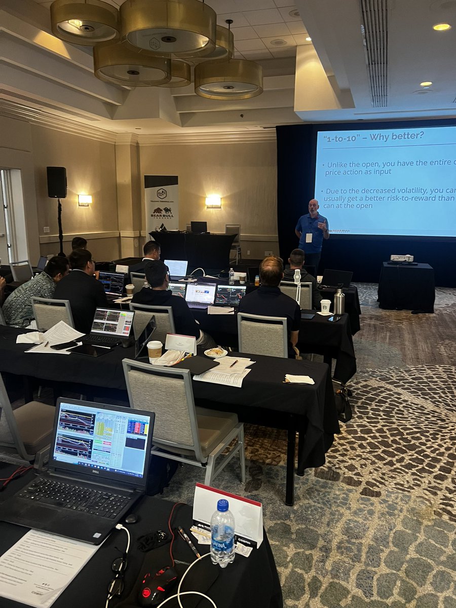 BearBullTraders's tweet photo. Peter is giving his presentation and live trading at the close!
@BBTPeter #BBTFamily #BBTLive https://t.co/pmgforBKJO