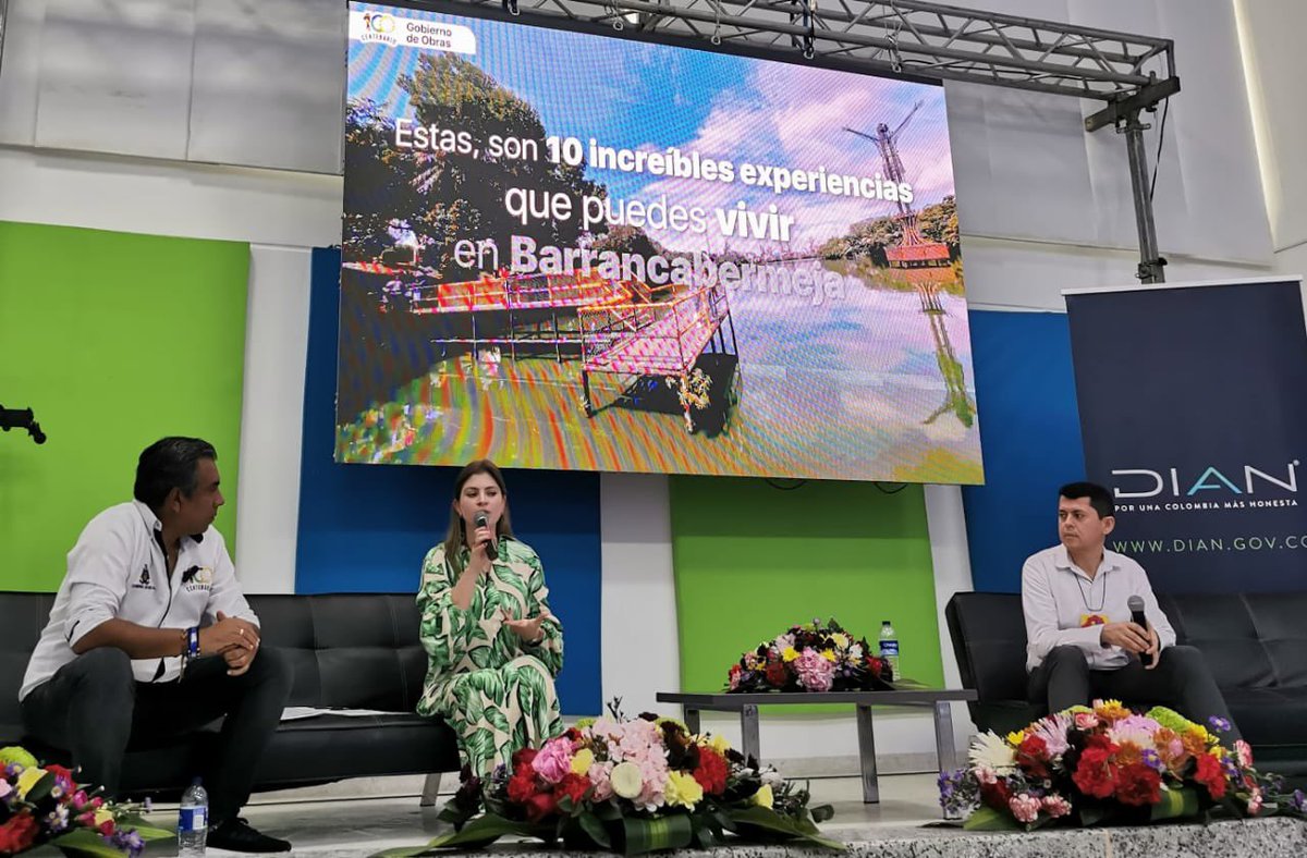 En #BarrancabermejaDestinodeInversiones conversamos con el alcalde <a href="/alfonsoeljach/">Alfonso Eljach</a> y Nebardo Melo, director regional <a href="/DIANColombia/">DIANColombia</a> sobre el potencial y oportunidades para la inversión extranjera en la ciudad y el Magdalena Medio. <a href="/PROCOLOMBIACO/">PROCOLOMBIA</a> <a href="/PROBARRANCABJA/">ProBarrancabermeja</a>