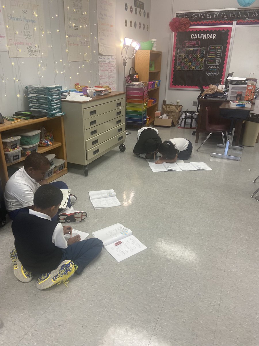 KearrraT's tweet photo. Today in math we played a game to demonstrate our knowledge of three digit subtraction. Third grade rocks. 🥰 @McFerranKY https://t.co/tyAofnZJyK
