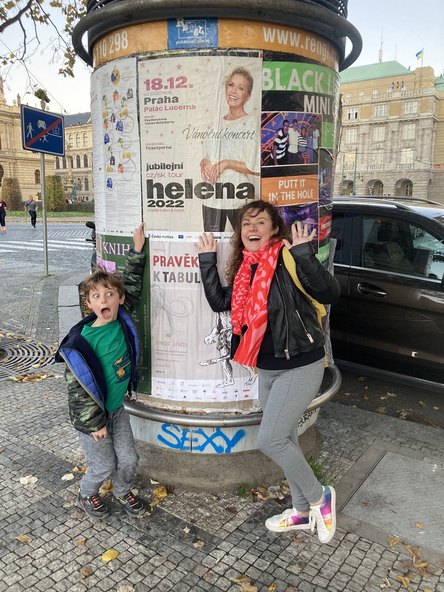 CiaraPugh's tweet photo. @TheBigHP70 has finally made it! #Prague https://t.co/mL5tHjGTIY