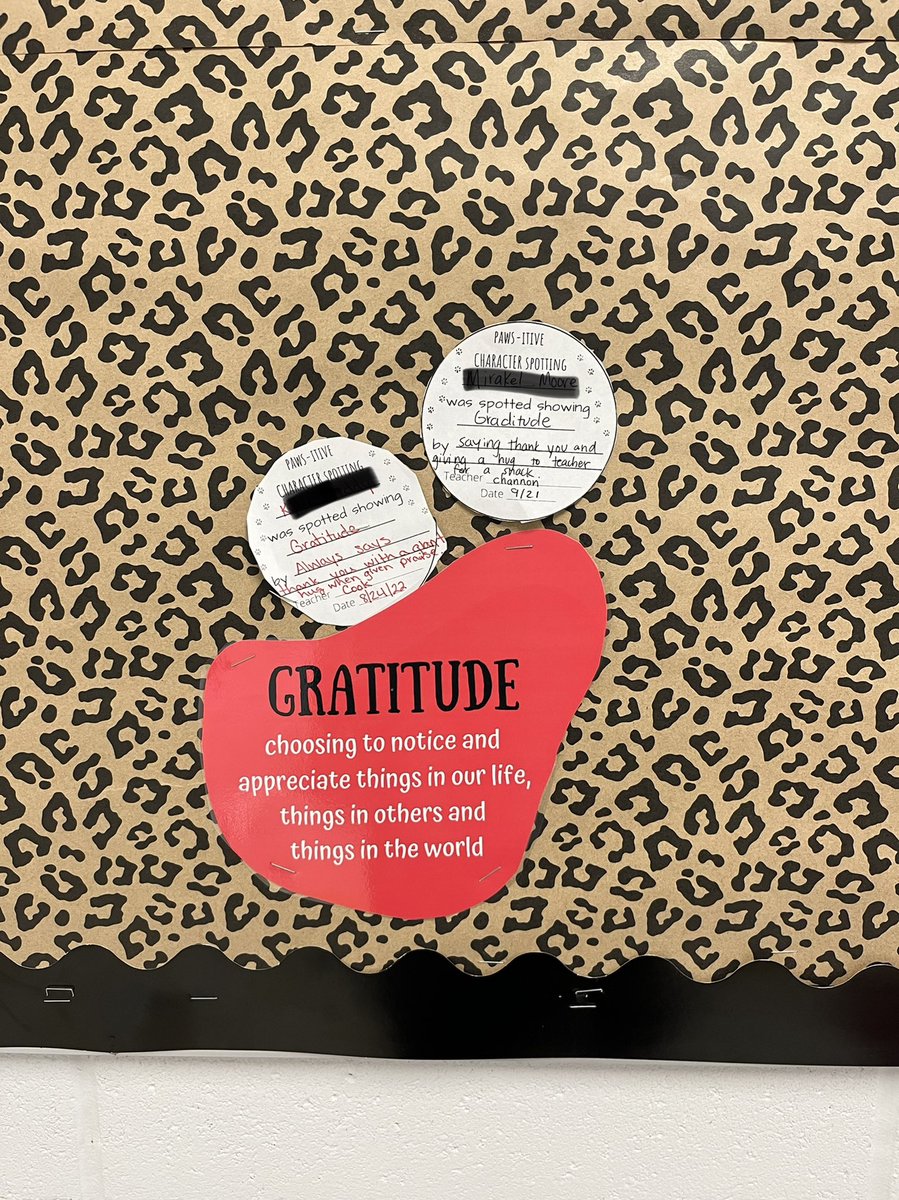 @LorenaPrimary students spotted being PAWSitive by using the character traits we have learned! In November we will focus on showing Gratitude. #TheLeopardWay #CharacterStrong