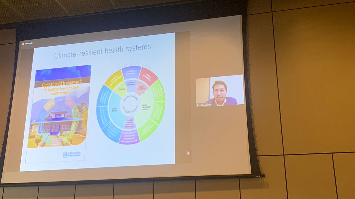 #ClimateChange is affecting many arenas in #PublicHealth but technical action to address such challenges is still limited @RenzoGuinto #HSR2022 @H_S_Global