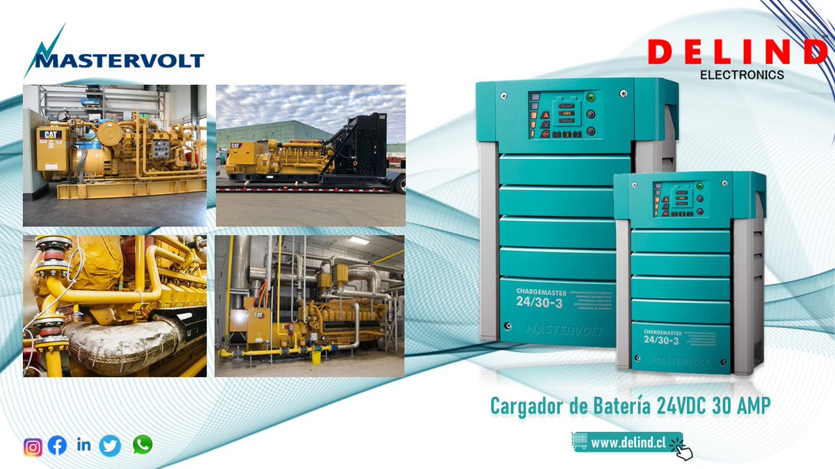 delindchile's tweet image. Cargador de Batería MASTERVOLT ⚡
Visita nuestra WEB para descargar la Ficha Técnica: delind.cl
#mastervolt #bateriaindustrial #industrial #caterpillar #delind #delindelectronics #empresas #distribuidoras #curacavidatos #curacavi #santiago