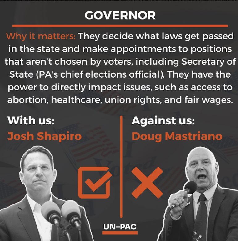 UnPACPitt's tweet photo. We are voting for those who will protect our democracy! https://t.co/OmQCxthJn5