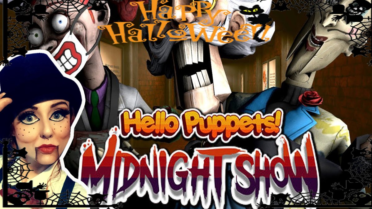 Bambi_Toggle714's tweet photo. Come On Over To #Twitch &amp; Check Out The #HelloPuppetsMidnightShow Halloween Gameplay! 
.
This Will Also Be Uploaded On #YouTube 
.
PUPPETS ARE EVERYWHERE In This Video! https://t.co/VWJByWchlV