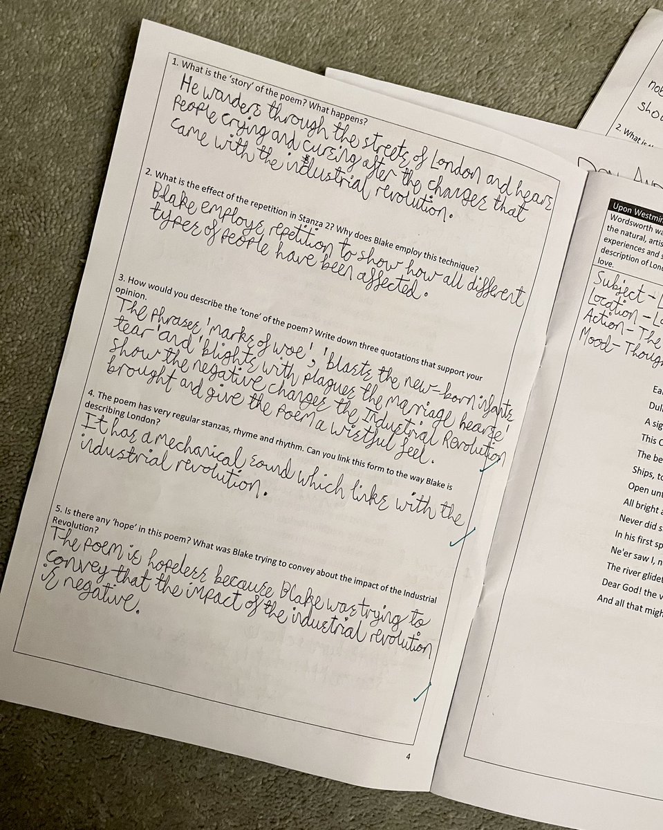 MsCMartinTeach's tweet photo. When you make an ‘Aim High’ poetry booklet and set it as an optional extension task for the half-term. Well done 10X1! 😍 #aimhigher #poetry #dedication #teamenglish @HCSAspire @HeathfieldTA2 https://t.co/WiX1BNg1Yf