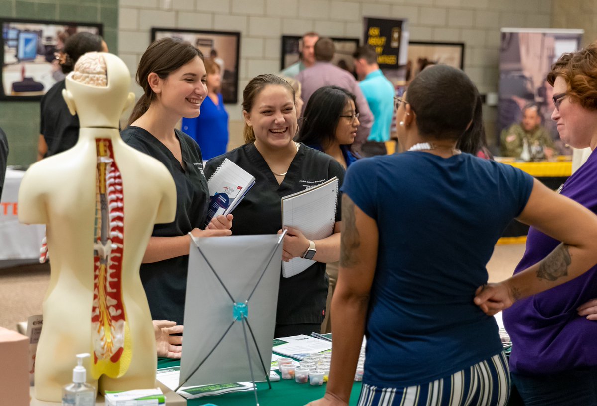 EVSC1's tweet photo. Students at @SICTC got a chance to talk with many local area employers at their Career Fair today. What a great opportunity! https://t.co/Hte2F1zJXd