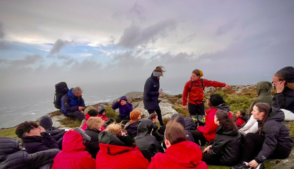 tsc_anglesey's tweet photo. Our windy walk up Holly Head Mountain 👍 https://t.co/D8edhXzZHj