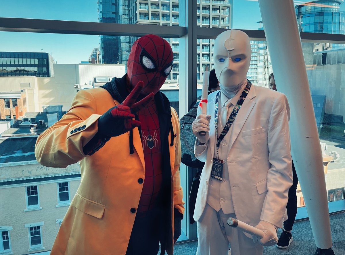 MonctonSpidey's tweet image. Found another one with #MoonKnight #HalCon2022 #Spiderman #Marvel 🤘🏻