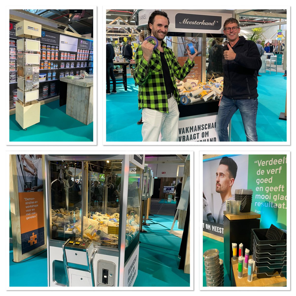 De 1ste schilder had gelijk prijs !!
Op de Masters of Maintenance schildersvakbeurs in Nijkerk staat de Grijper in de Sikkens Center stand en de eerste bezoeker had gelijk al prijs. 
Morgen staan we erweer dus nog niet geweest vandaag zou ik zeker morgen komen.
#verf #sikkens