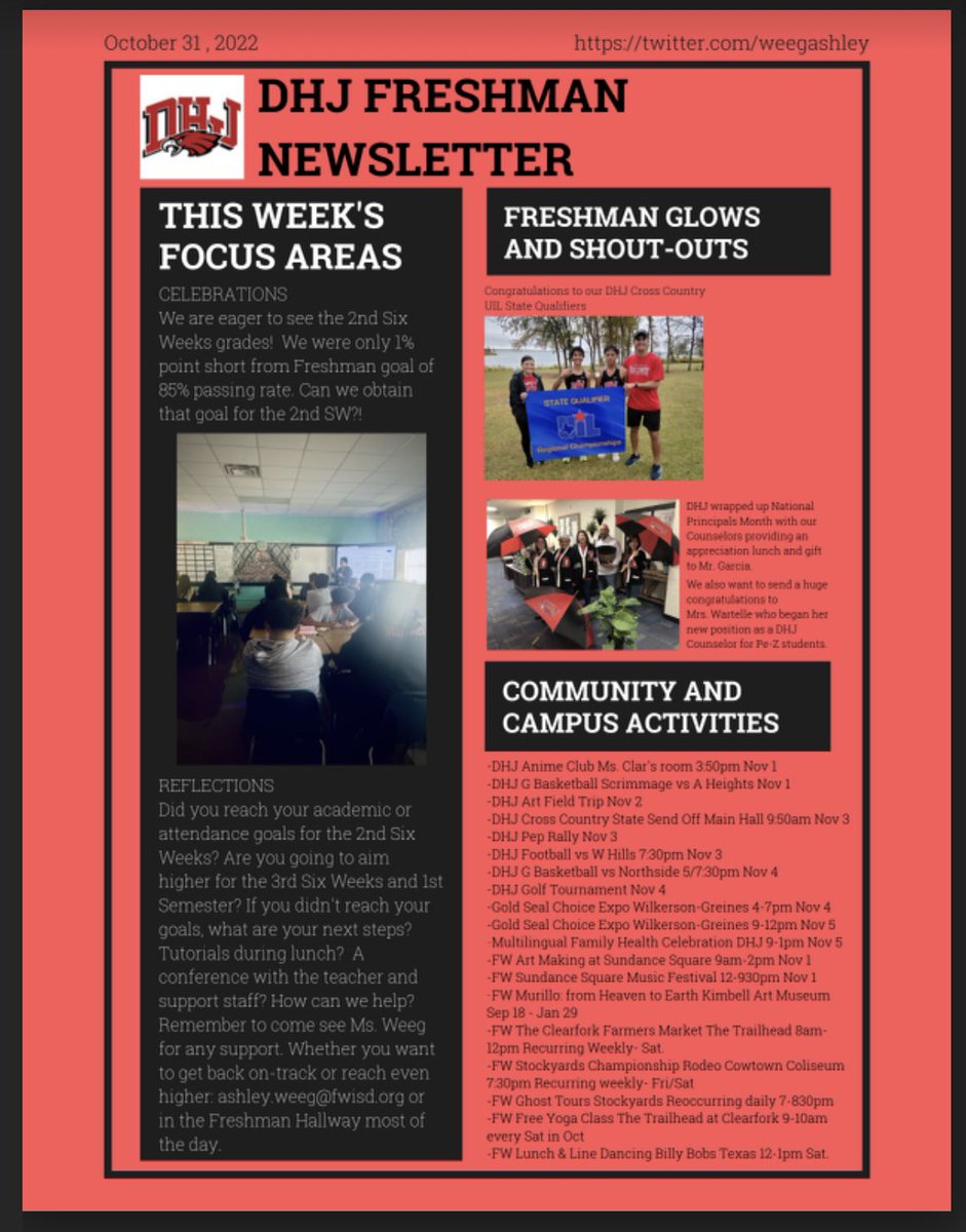 WeegAshley's tweet photo. This weeks newsletter! https://t.co/QSv0atevW4 https://t.co/Lm9oGiizxT