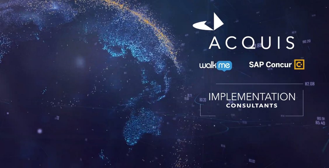 acquis's tweet photo. 📹In our latest video with @SAPConcur &amp; @WalkMeInc, you will learn how the implementation of ‘Concur User Assistant by WalkMe’ can provide key benefits to your organization &amp; employees through onboarding efficiency &amp; enhanced user experiences. 
https://t.co/oxYZlqNL0r https://t.co/szVR9dDxXV