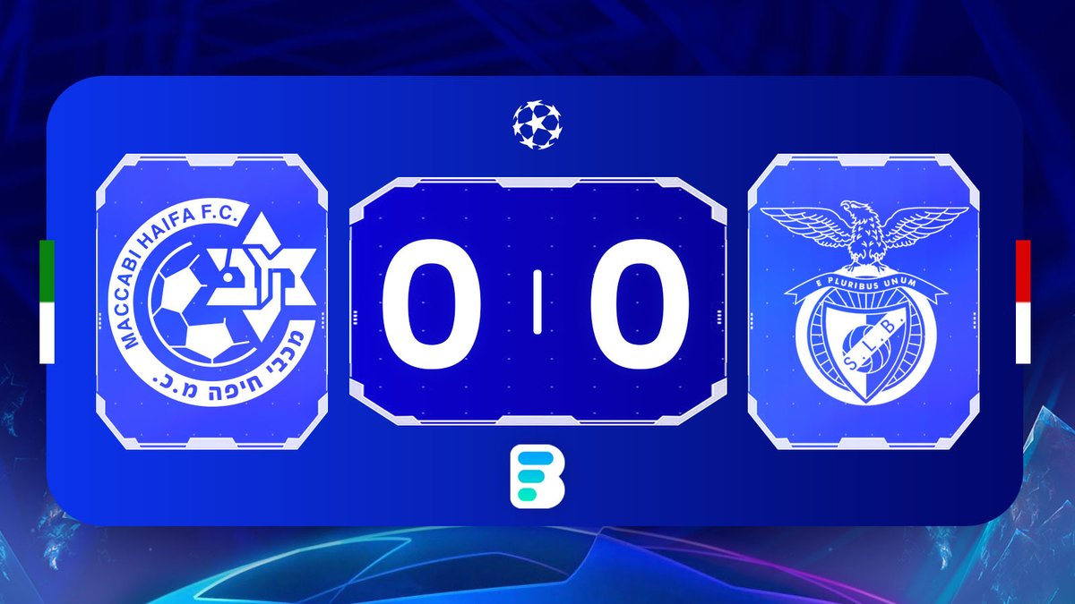 _BeFootball's tweet photo. ⏱ C'est parti en Israel !

M. HAÏFA 🇮🇱  0-0  🇵🇹 BENFICA

#UCL | #MACBEN https://t.co/cWAH9KA1qL