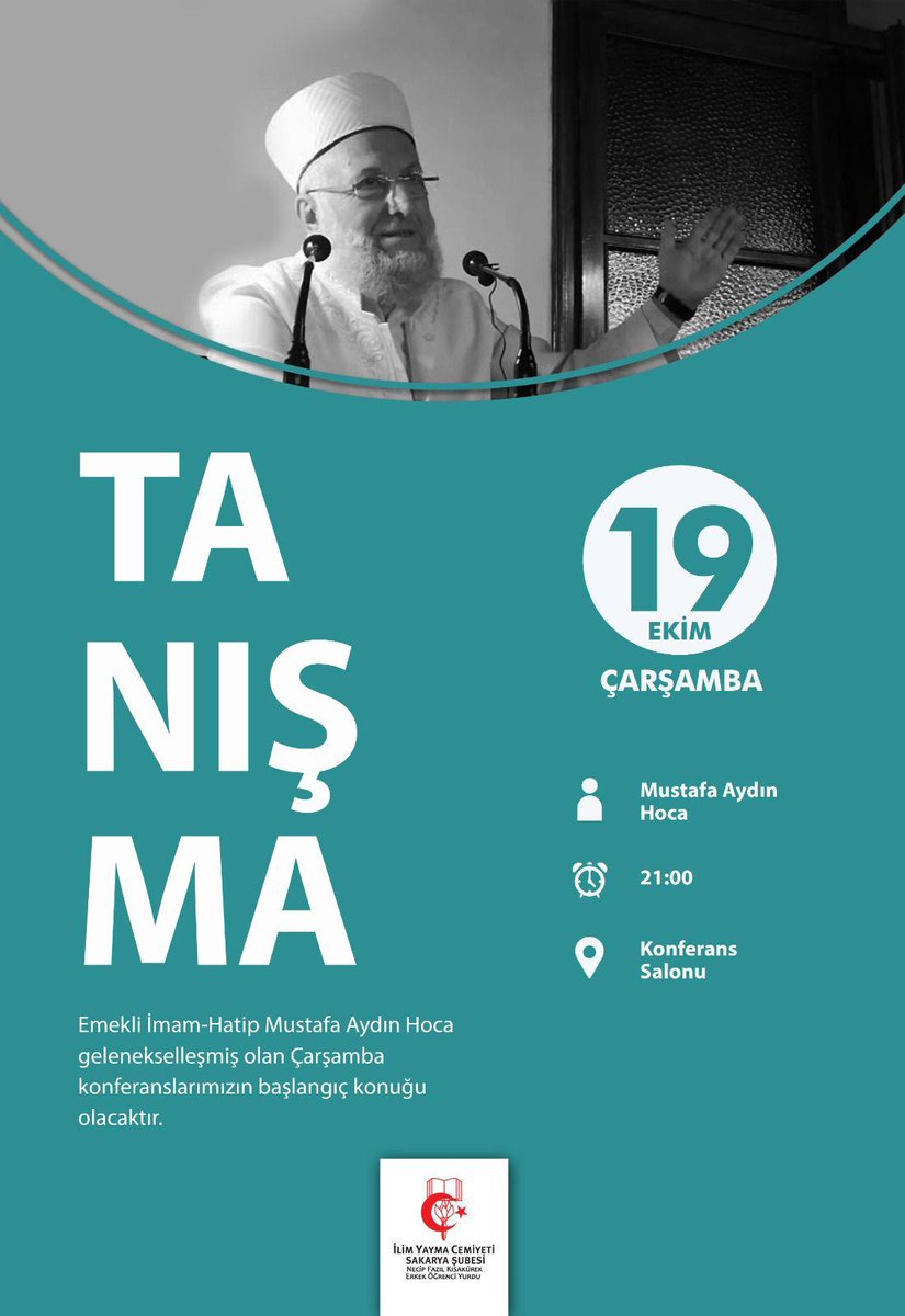 iycsakarya54's tweet photo. Yüksek Öğrenim Yurtlarımızda Ekim ayında yapılması planlanan konferanslarımız takvime uygun olarak icra edilmiştir. https://t.co/d0ezyf7cVz