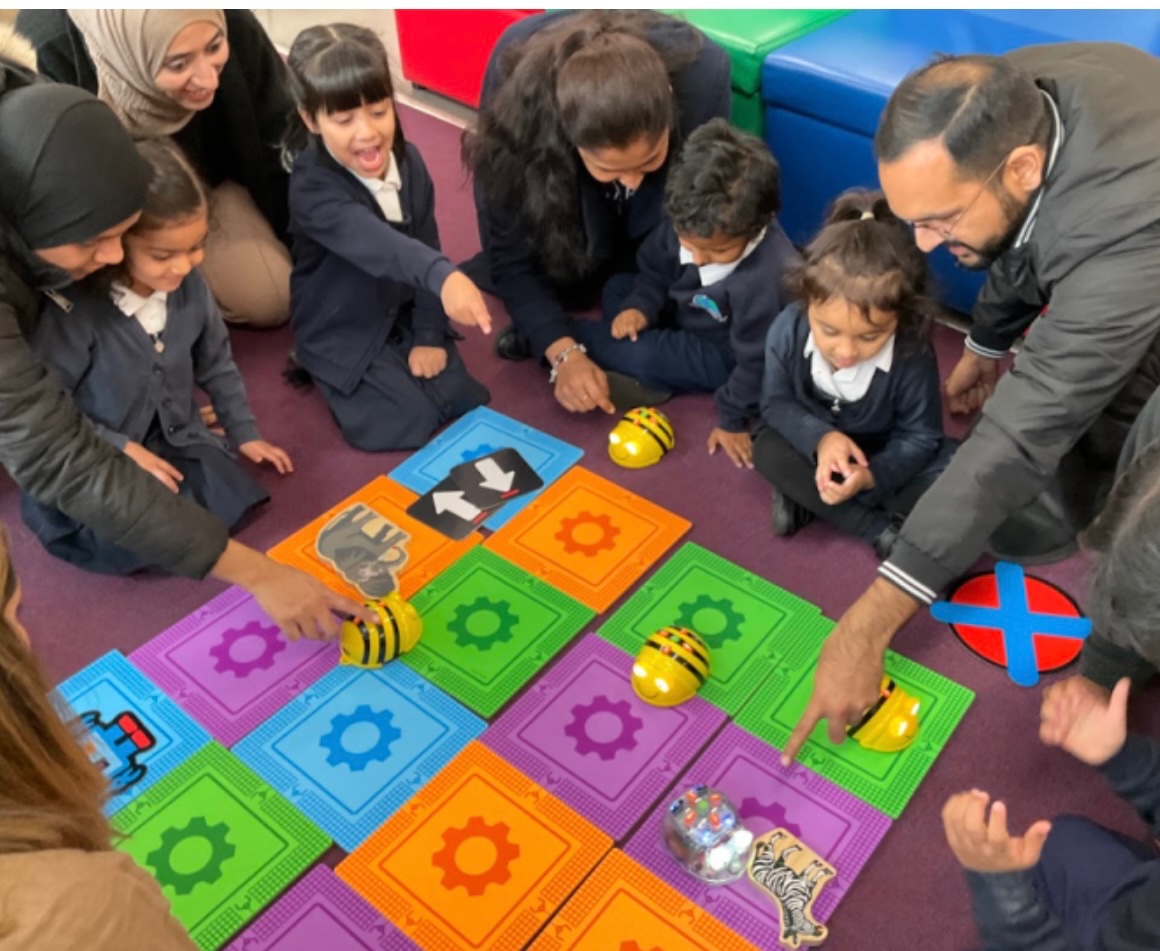 EssexPrimary's tweet photo. Today’s computational thinking workshop for parents in Early Years was a great success! The parents were engaged and excited to learn how to develop their children’s computational thinking skills. A very well received workshop by parents, leaving with strategies to use at home! https://t.co/7eTRsFgW1z