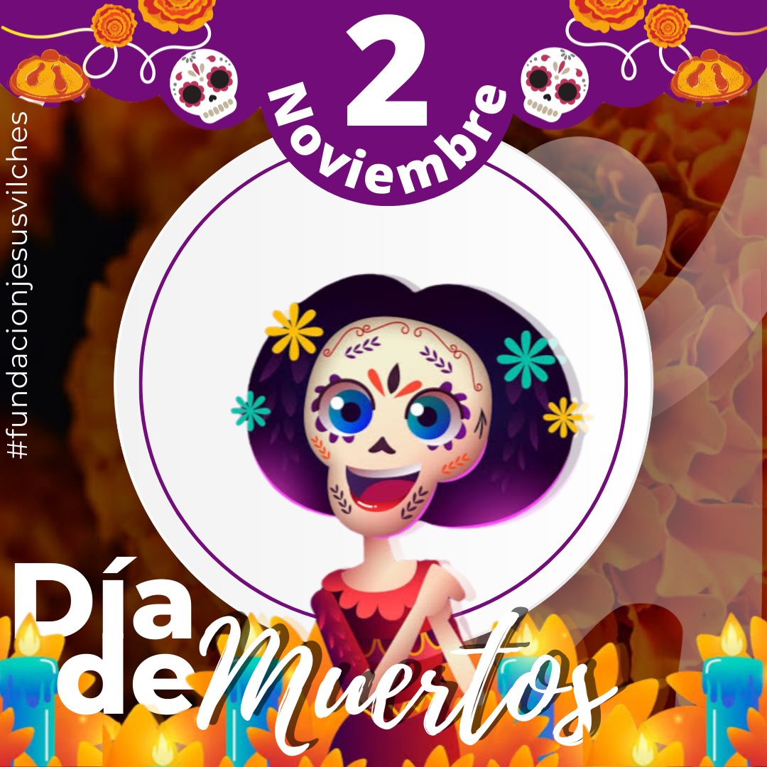 JesusVilchesAC's tweet photo. #DíadeMuertos | El día 1 y 2 de noviembre celebramos una de las tradiciones mexicanas que son parte de nuestra cultura |.

#mexicoescultura #mexicoestradicion #hacerdelaculturaeducancionconpaz https://t.co/3LT6fZVHEJ