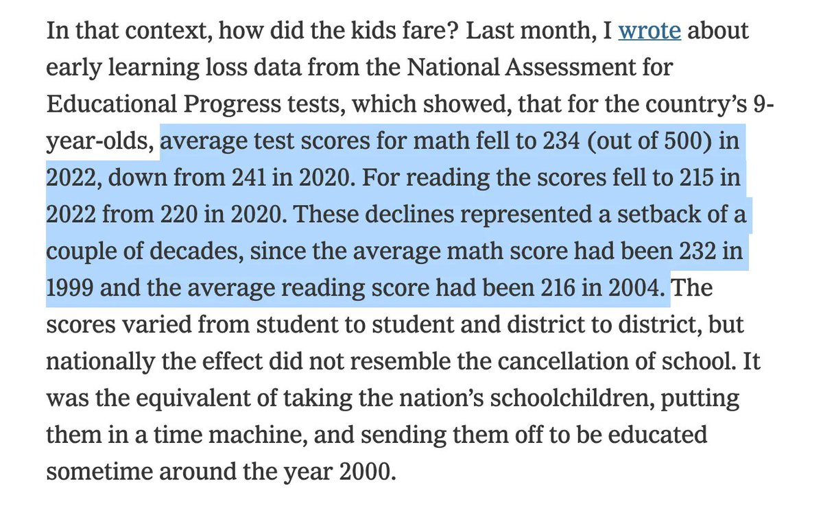 Pandemic Learning Loss: Glass Half Full?
buff.ly/3E2XHXr via <a href="/DavidWallaceWe1/">David Wallace-Wells</a> in <a href="/nytimes/">The New York Times</a>

 #ContextMatters #PersepctiveMatters