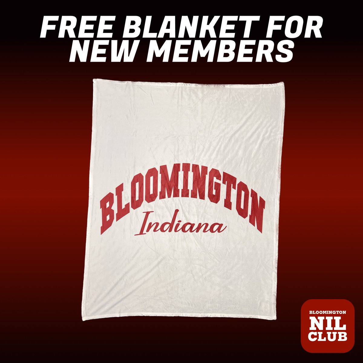 Join the Bloomington NIL Club for $25/month to support the players and get a free blanket!!

Join at BloomingtonNILClub.com