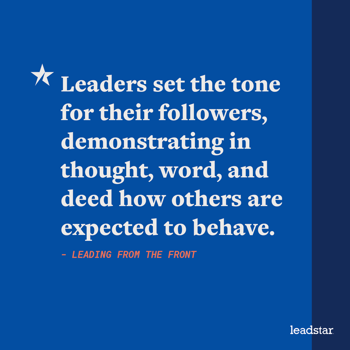 LeadStar's tweet photo. The way that leaders react to situations and people around them, influences those they are leading. Do you have any tips to share that would influence others in a positive way when it comes to reacting?
#leadstar #leadership #react #influence #business #success https://t.co/1fzSePWVbs