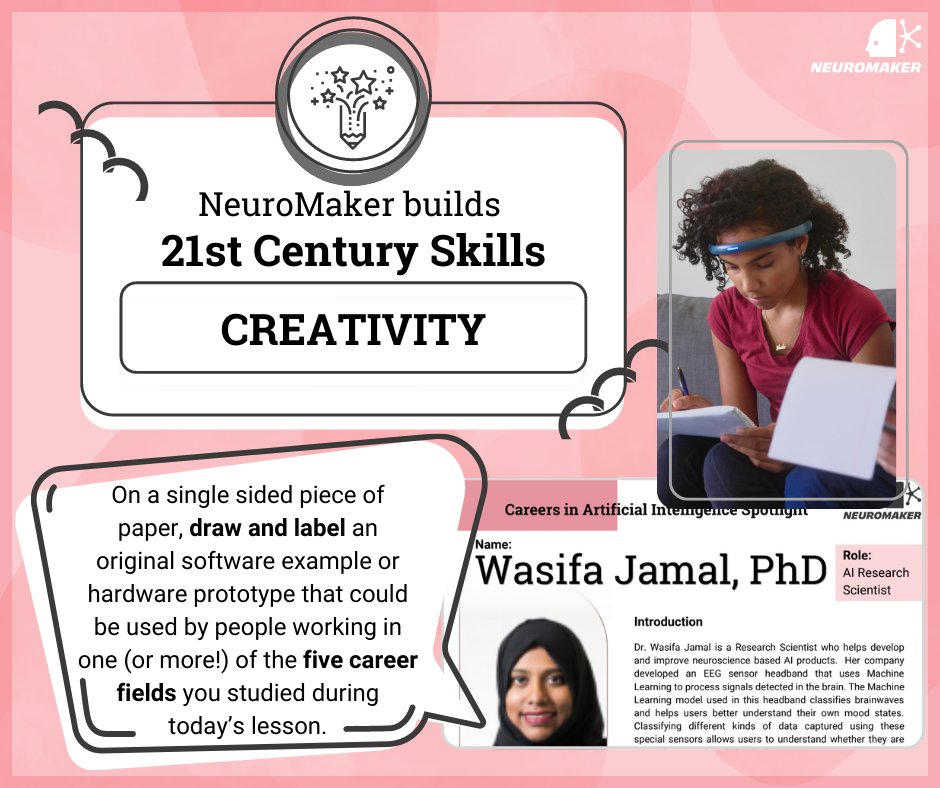 NeuroMakerSTEM (@neuromakerstem) on Twitter photo Creativity doesn't just happen in art class - <a href="/NeuroMakerSTEM/">NeuroMakerSTEM</a> students flex their creative muscles in the NeuroMaker Creative Challenge!
Visit neuromakerstem.com/neuromaker-cha… to see their work in action!
#collegeandcareerreadiness #education #students #college #cte #educators #stem Creativity doesn't just happen in art class - <a href="/NeuroMakerSTEM/">NeuroMakerSTEM</a> students flex their creative muscles in the NeuroMaker Creative Challenge!
Visit neuromakerstem.com/neuromaker-cha… to see their work in action!
#collegeandcareerreadiness #education #students #college #cte #educators #stem