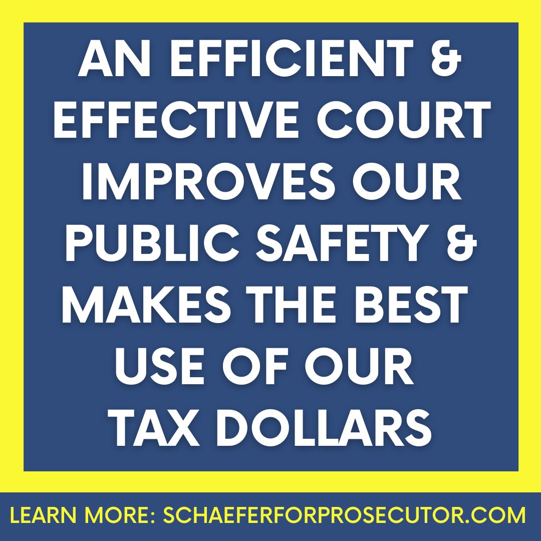 Jon4Prosecutor's tweet photo. An efficient and effective court improves our public safety and makes the best use of our tax dollars. I'm working to achieve both. Learn more at https://t.co/rdHpGdCedn https://t.co/kK8PWGCsB8