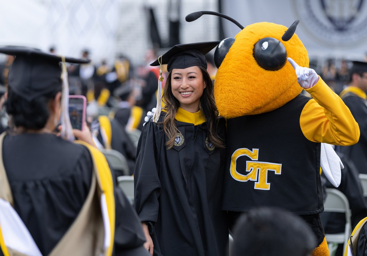 GeorgiaTech's tweet photo. In 1952, Elizabeth Herndon and Diane Michel became the first female undergraduates at Georgia Tech. 70 years later, 42% of the incoming class were women and we graduate the most female engineers in the country. #SheCanDoThat 👩🎓🐝 | https://t.co/Fis7w1s6Oa https://t.co/TgucrSfhbL