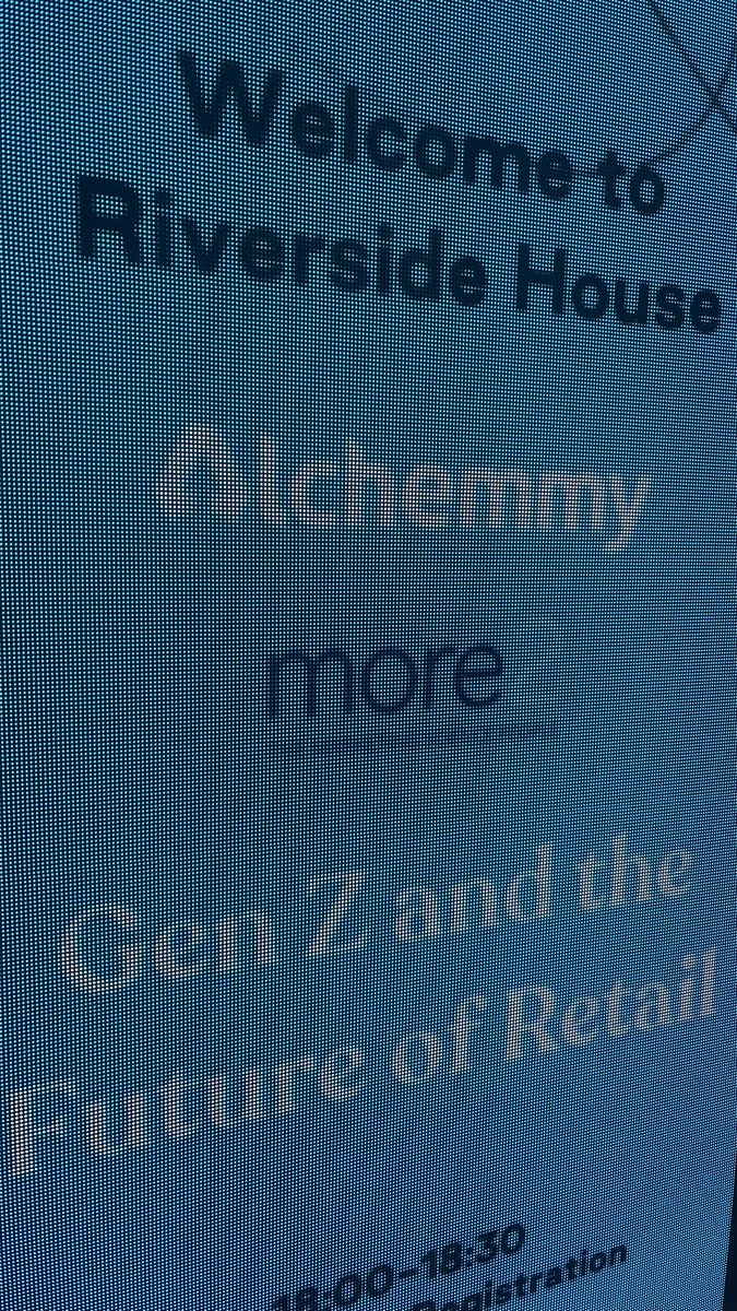 alchemmy's tweet photo. “GenZ like to blur lines. They are shopping and watching a movie and talking to friends all at the same time. The metaverse is a blurring of boundaries - physical and virtual - which makes it interesting for this generation” - says Chris, @more2ltd , at the #futureofretail event https://t.co/UVgl734ePd