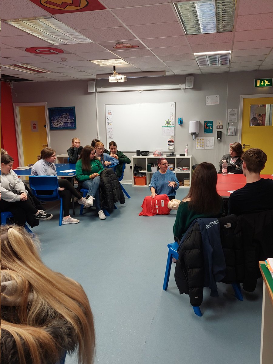 Week 5 of our buddying training programme. Tonight our buddies engaged in First Aid Training, which enhanced their knowledge &amp; skills around providing First Aid &amp; how to manage and treat a variety of conditions until help arrives. 
Facilitated by Geraldine from British Red Cross