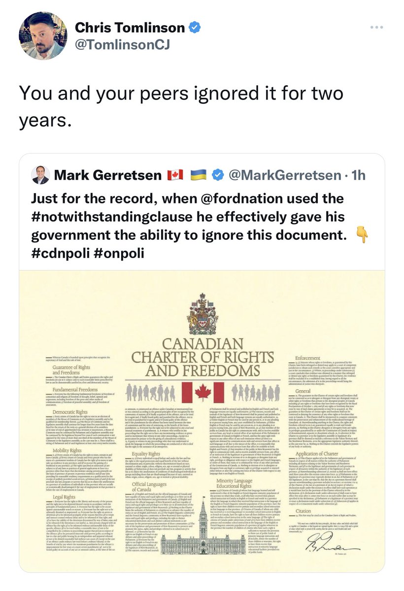 MarkGerretsen's tweet photo. Unfortunately, for your argument, there hasn’t been a single judicial body that agrees with you. ✌️ https://t.co/NmF6HBnx6W