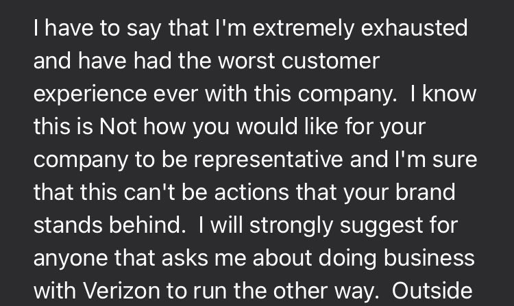 mynamemister's tweet photo. I’ve had THE worse customer experiences Ever with @Verizon !!  Below is a couple of screenshots from an email that I have attempted to send to ceo @hansvestberg and the customer support team @VerizonSupport  Absolutely ZERO follow up! https://t.co/TDFsQnwqUQ