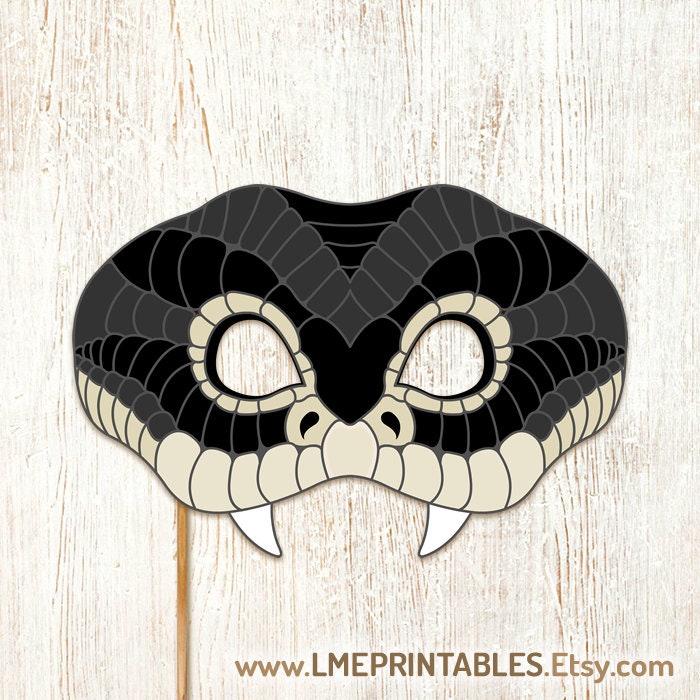 Snake Mask Template