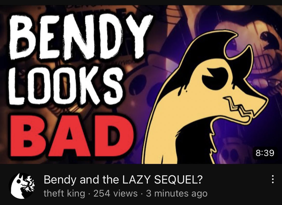 DDesctiption's tweet photo. NO. NO. NO. NO. NO. NO. NO. NO. NO. NO. NO. NO. NO. NO.
Can we not enjoy ourselves without this man coming into our lives and shoving a stick up our butts. #BENDY #Bendy_and_the_Dark_Revival #Bendy_and_the_ink_machine #Theftking https://t.co/mNlBsIVcGv